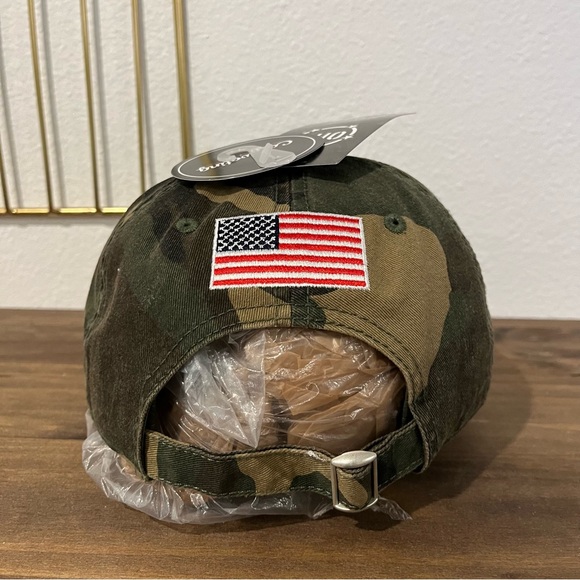 Florida State University FSU Camouflage Hat Cap American Flag Camo Adjustable - Picture 2 of 5